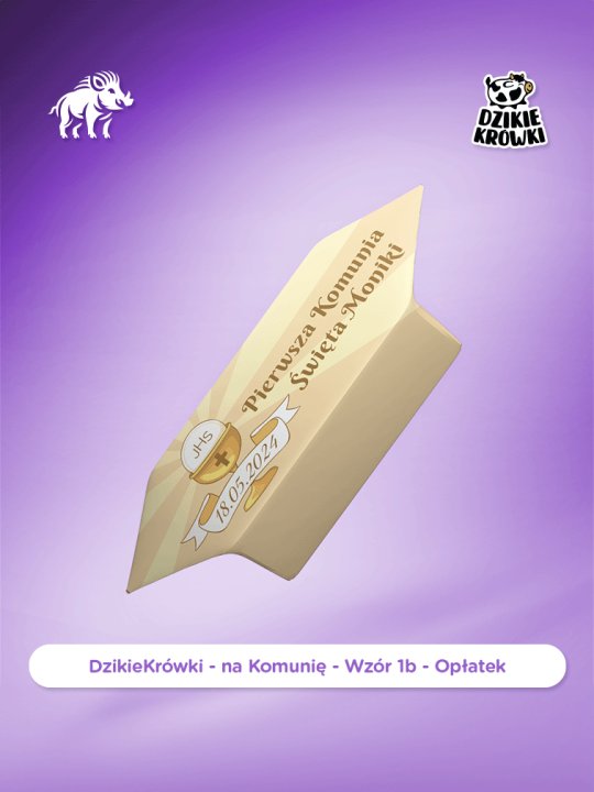 DzikieKrówki - na Komunię - Wzór 1b - Opłatek.png