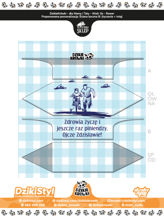 DzikieKrówki - na Dzień Mamy i Taty - 1b - Rower - Makieta.png