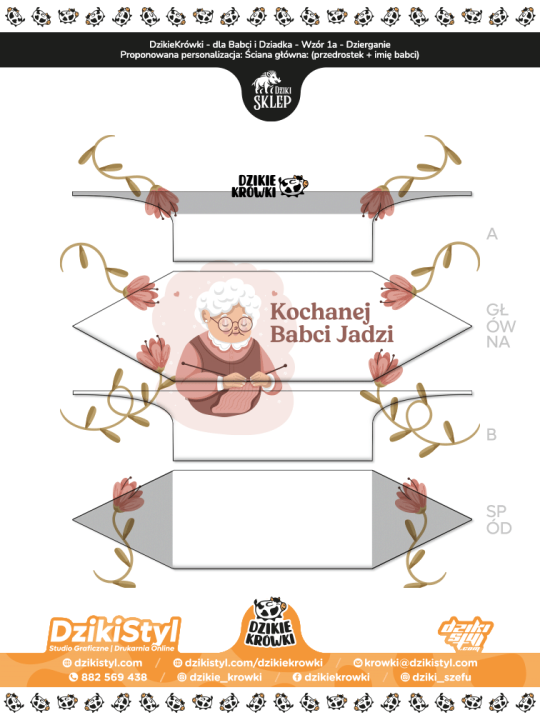DzikieKrówki - na Dzień Babci i Dziadka - Wzór 1a - Dzierganie - Makieta.png