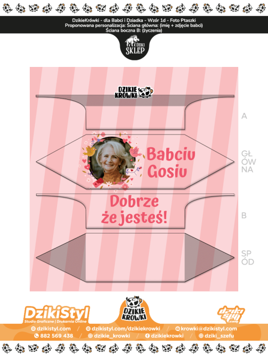 DzikieKrówki - na Dzień Babci i Dziadka - Wzór 1d - Foto Ptaszki - Makieta.png