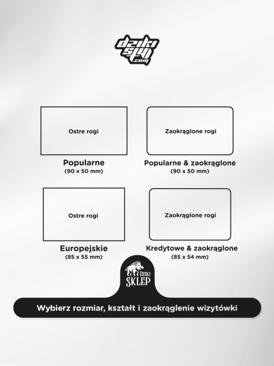 Rozmiary Papieru - Wizytówki zaokrąglone - Zdjęcie produktu 2.png