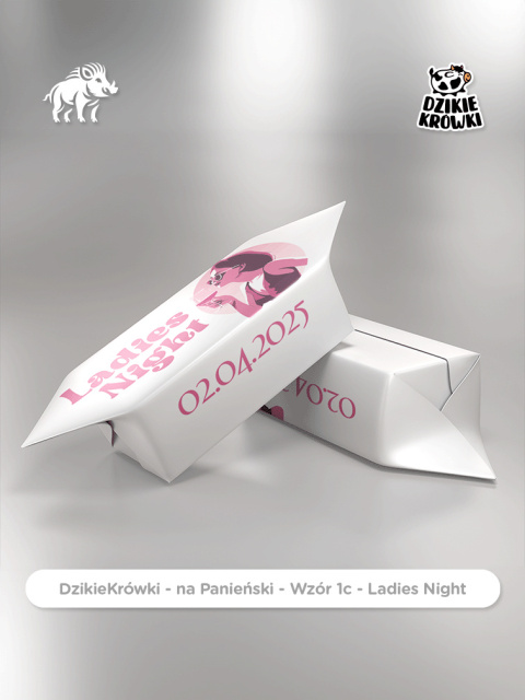 Dzikie Krówki - na Panieński - Wzór 1c - Ladies Night