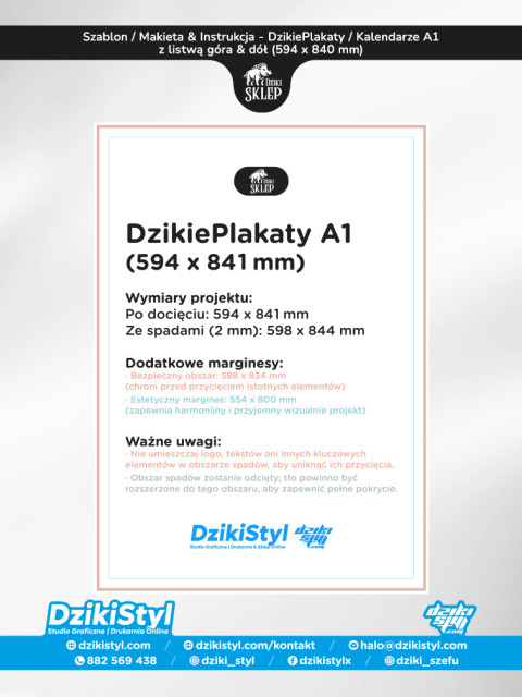 Dzikie Plakaty - A1 (594 x 841 mm)