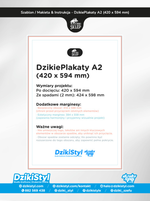 Dzikie Plakaty - A2 (420 x 594 mm)