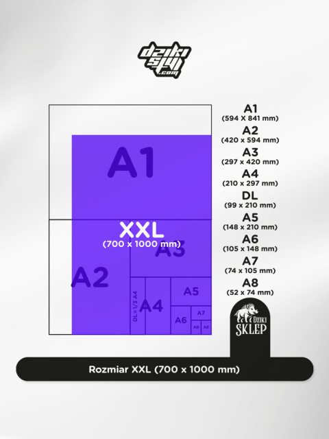 Dzikie Plakaty - XXL (700 x 1000 mm)