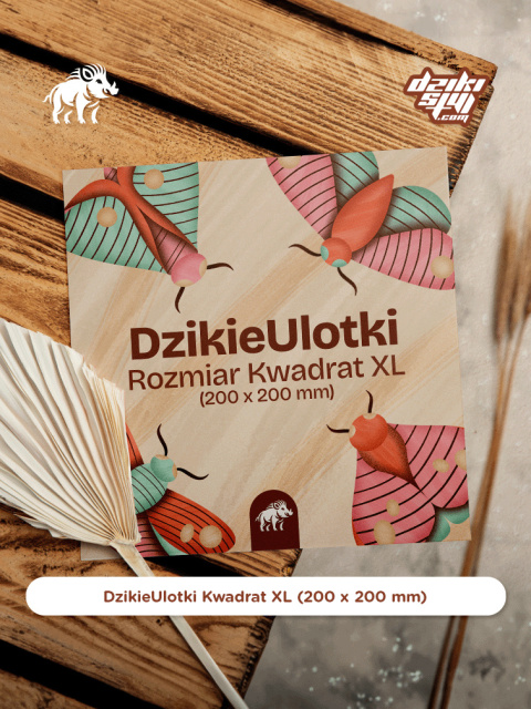 Dzikie Ulotki - Kwadrat XL (200 x 200 mm)