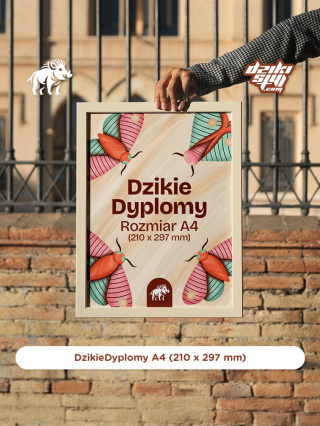 Dzikie Dyplomy - Klasyczne - A4 (210 x 297 mm)