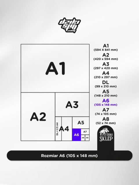 Dzikie Ulotki Premium - A6 + Uszlachetniane (105 x 148 mm)