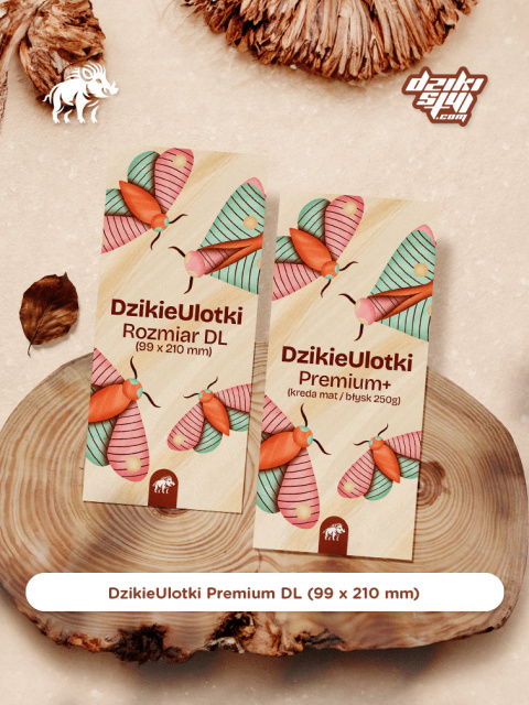 Dzikie Ulotki Premium - DL (99 x 210 mm)