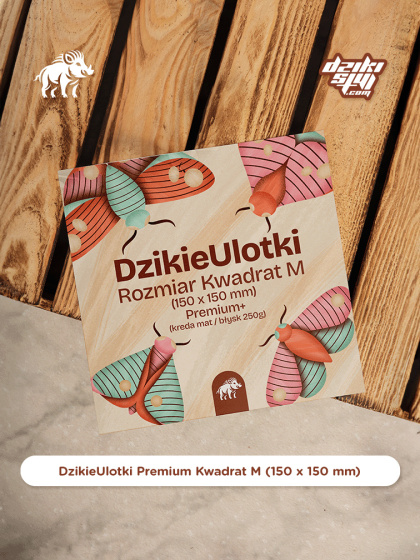 Dzikie Ulotki Premium - Kwadrat M (150 x 150 mm)