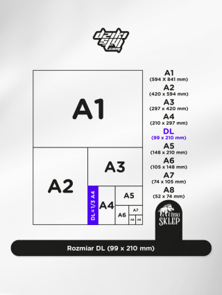 Dzikie Zaproszenia - Uszlachetniane (błysk / mat) - DL (99 x 210 mm)