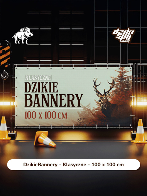 Dzikie Bannery - Klasyczne - 100 x 100 cm