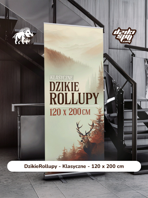 Dzikie Rollupy - Klasyczne - 120 x 200 cm