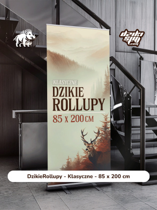 Dzikie Rollupy - Klasyczne - 85 x 200 cm