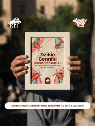 Dzikie Cenniki - Uszlachetniane (aksamit) - A5 (148 x 210 mm)