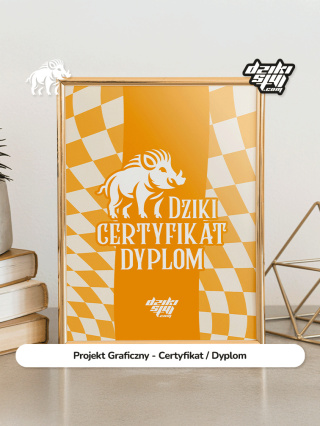 Projekt Graficzny - Certyfikat / Dyplom