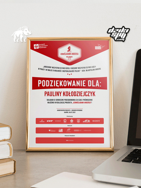 Projekt Graficzny - Certyfikat / Dyplom Projekt Graficzny - Certyfikat / Dyplom