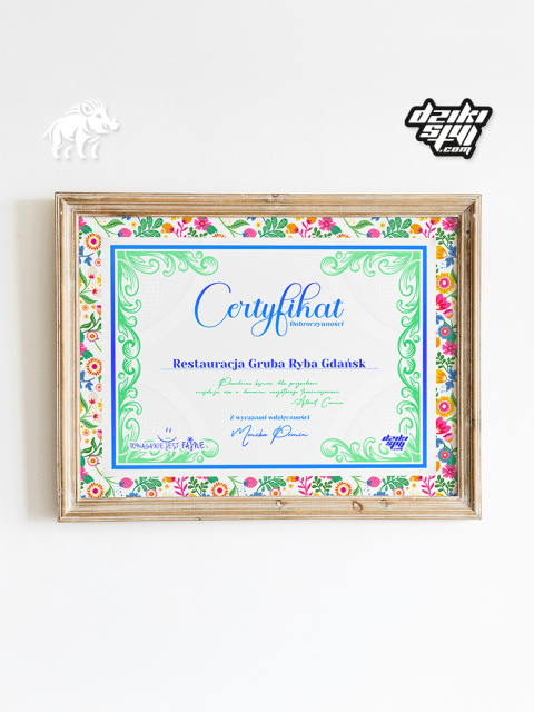 Projekt Graficzny - Certyfikat / Dyplom Projekt Graficzny - Certyfikat / Dyplom