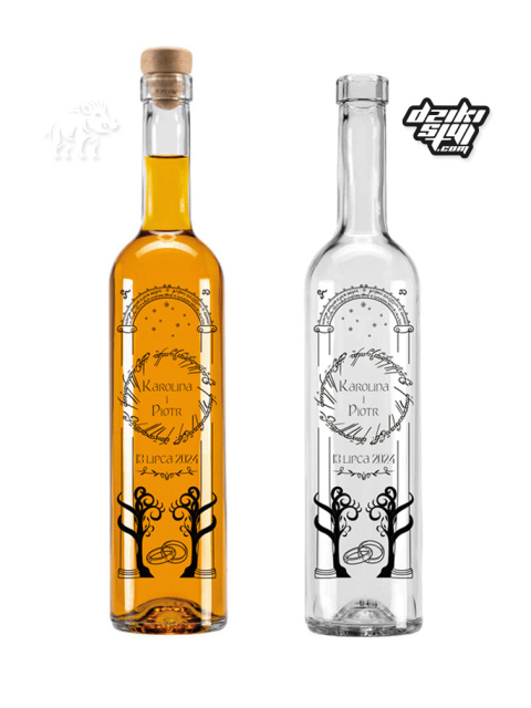 Projekt Graficzny - Naklejka - Alkoholowa / Weselna / Okolicznościowa Projekt Graficzny - Naklejka - Alkoholowa / Weselna / Okolicznościowa