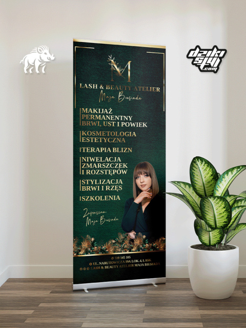 Projekt Graficzny - Rollup - Firmowy / Reklamowy Projekt Graficzny - Rollup - Firmowy / Reklamowy