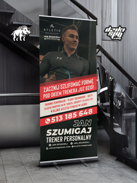 Projekt Graficzny - Rollup - Firmowy / Reklamowy Projekt Graficzny - Rollup - Firmowy / Reklamowy