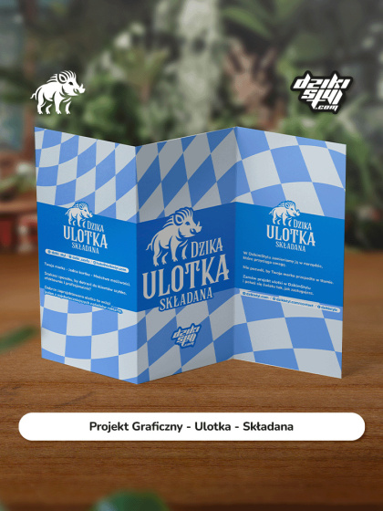 Projekt Graficzny - Ulotka - Składana