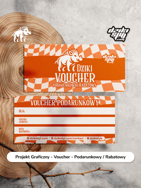 Projekt Graficzny - Voucher - Podarunkowy / Rabatowy Projekt Graficzny - Voucher - Podarunkowy / Rabatowy
