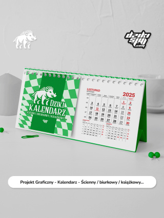 Projekt Graficzny - Kalendarz - Ścienny / Biurkowy / Książkowy itd.