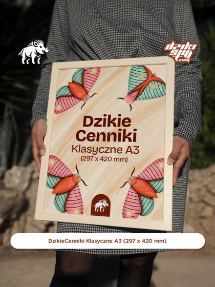 Dzikie Cenniki - Klasyczne - A3 (297 x 420 mm)