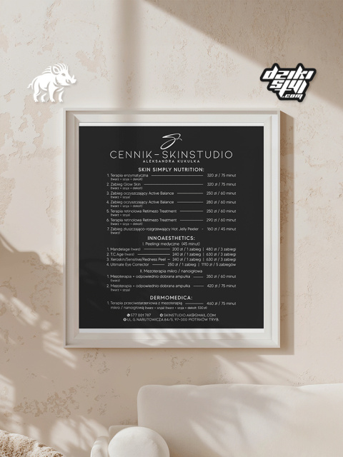 Dzikie Cenniki - Uszlachetniane (aksamit) - A3 (297 x 420 mm) Dzikie Cenniki - Uszlachetniane (aksamit) - A3 (297 x 420 mm)