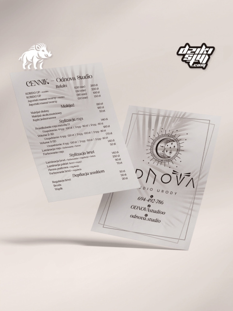 Dzikie Cenniki - Uszlachetniane (aksamit) - A3 (297 x 420 mm) Dzikie Cenniki - Uszlachetniane (aksamit) - A3 (297 x 420 mm)