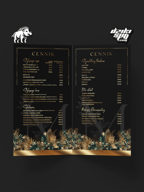 Dzikie Cenniki - Uszlachetniane (aksamit) - A3 (297 x 420 mm) Dzikie Cenniki - Uszlachetniane (aksamit) - A3 (297 x 420 mm)