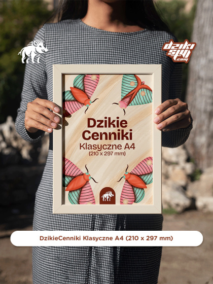 Dzikie Cenniki - Klasyczne - A4 (210 x 297 mm)