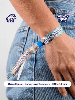 Dzikie Opaski - Koncertowe Satynowe - 340 x 10 mm