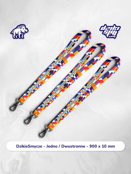 Dzikie Smycze - Reklamowe Jedno / Dwustronne - 900 x 10 mm