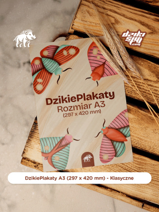 Dzikie Plakaty - Klasyczne - A3 (297 x 420 mm)