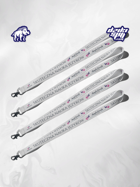 Dzikie Smycze - Reklamowe Jedno / Dwustronne - 900 x 15 mm Dzikie Smycze - Reklamowe Jedno / Dwustronne - 900 x 15 mm