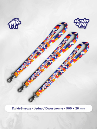 Dzikie Smycze - Reklamowe Jedno / Dwustronne - 900 x 20 mm