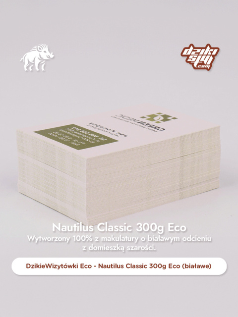 Dzikie Wizytówki - Ekologiczne - Nautilus Classic 300g Eco Dzikie Wizytówki - Ekologiczne - Nautilus Classic 300g Eco