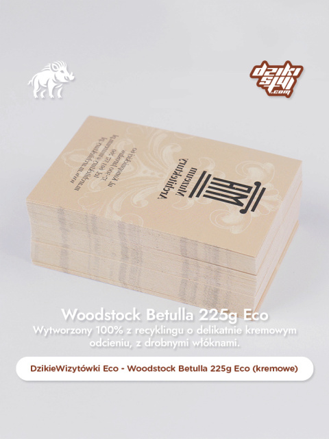 Dzikie Wizytówki - Ekologiczne - Woodstock Betulla 225g Eco Dzikie Wizytówki - Ekologiczne - Woodstock Betulla 225g Eco