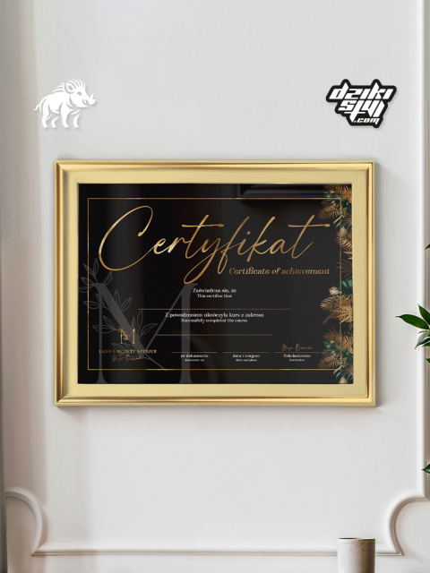 Projekt Graficzny - Dyplom / Certyfikat Projekt Graficzny - Dyplom / Certyfikat